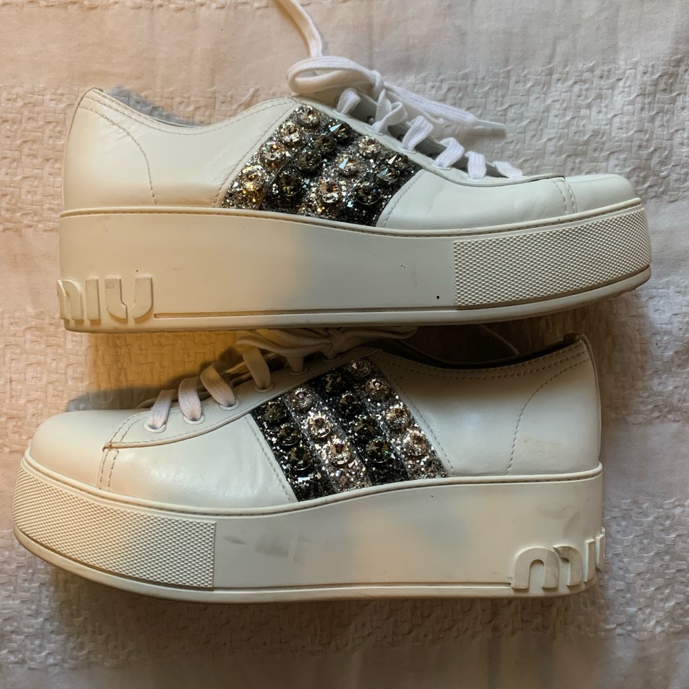 MIU MIU platform shoes